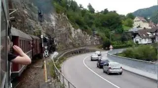 Dampfzug in Weisenbach