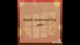 Unplugged Remix- ajeeb dastaan hai yeh-my voice #sunildudia #kishorekumar #latamangeshkar