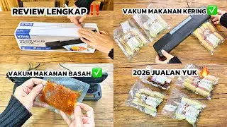 REVIEW TERLENGKAP Vacuum Sealer AZKO Kris | MURAH Bisa Vakum Basah & Kering!