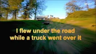 I flew under the road while a truck went over it - hangtime FPV - 2022|30