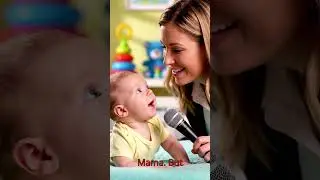 Cutest Baby Interview Ever! Mama vs. Baba Showdown 🥹 #BabyViralTalk #FunnyBaby