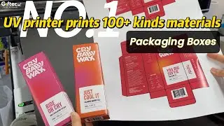 Coated paper packaging custom printing uses a versatile UV printer-100+ materials can all be printed