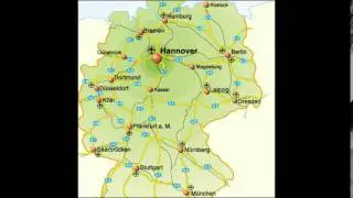 Germany Map with cities
