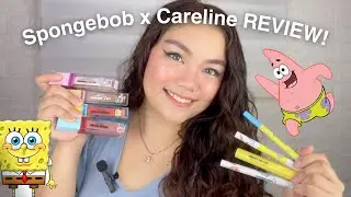 ОБЗОР МАКИЯЖА SPONGBEOB x CARELINE! Макияж на все лицо + первые впечатления