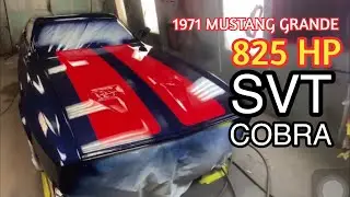 825HP Supercharged SVT Cobra Pro-Touring 1971 Mustang Grande | American Muscle | Bloodline Customs
