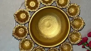 How to make urli at home. Diy urli from clay Diya 🪔. Easy craft for Diwali decor.
