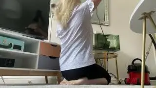 Sole whisperer: Barefoot blow drying, close-up ASMR foot caress