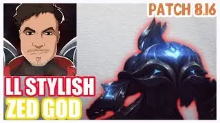 [Partially without sound] LLStylez | ZED vs LEBLANC | ZED Mid  | ZED Challenger Gameplay |Patch 8.16
