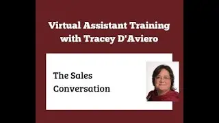 Virtual Assistant Training: The Sales Conversation