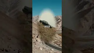 This place in India where vehicles seem to be moving upwards