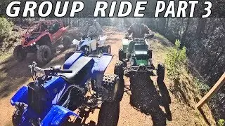 AWESOME NOR-CAL ATV GROUP TRAIL RIDE WITH BANSHEE LTZ400 AND YXZ1000R PART 3