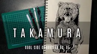 Drawing Cool Side Character No. 05 - Mamoru Takamura | Hajime No Ippo