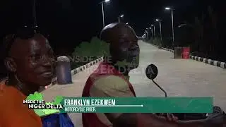 NDDC PROJECTS: DR. OGBUKU INAUGURATES ORUMA CONCRETE ROAD/SOLAR POWERED STREET LIGHTS.