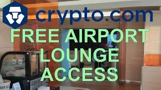 Crypto.com Free VIP Airport Lounge Access With The Frosted Rose Gold Visa Card - With +2 Guests?????
