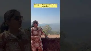 Hidden Waterfall On The way towards GOA | #shorts