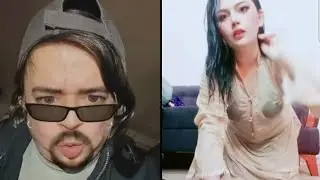 Waseembangas vs Hina tiktok live punishment funny video 