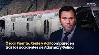 &Oacute;scar Puente, Renfe y Adif comparecen tras los accidentes de Adamuz y Gelida (21/01/2026)