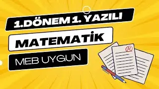 7. Sınıf Matematik 1. Dönem 1. Yazılı Soruları | Meb Senaryosuna Uygun