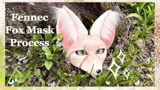 Therian Fennec Fox Mask Making Process~!