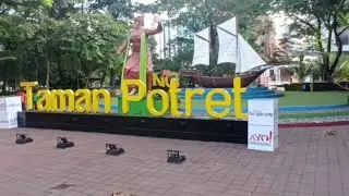 TAMAN POTRET - Satu dari beberapa taman yang dimiliki oleh Pemerintah Kota  -  Tangerang