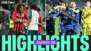 R&eacute;sum&eacute; 8&egrave;me journ&eacute;e - Ligue 2 BKT 25/26