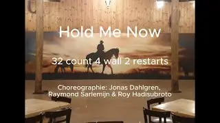 HOLD ME NOW / LINE DANCE / STEPS (TUTORIAL)