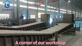 A corner of our workshop #building #steelstructurebuilding #warehouse #steelstructure #welding