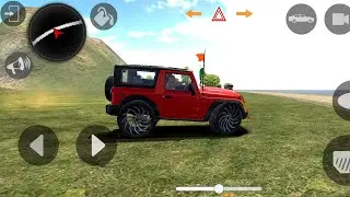 Modified Mahindra Thar!!😈 Indian car simulator 3D !! Android gameplay car 3D #gameing 