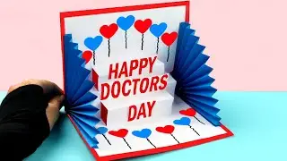 Doctor's Day PoP UP Card | How To Make Doctor Themed Card