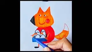 Easy Freddy Fox Drawing from Peppa Pig 🦊 | Cute Step-by-Step Art for Kids