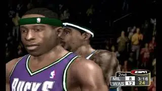 ESPN NBA 2K5 - Milwaukee Bucks vs Washington Wizards