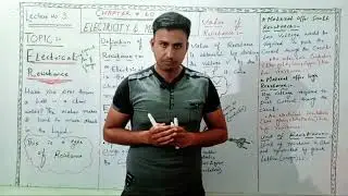 Class 8th General science kpk board chapter 10 Electricity and magnetism Topic Electrical Resistance