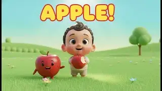 GuGuZuZu Eats an Apple 🍎 | Cute Baby Garden Story | GuguZuzuTV