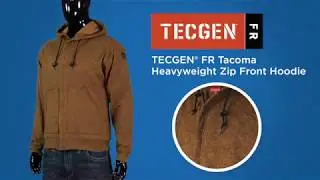 Толстовка с капюшоном TECGEN FR Tacoma Heavyweight с застежкой-молнией спереди