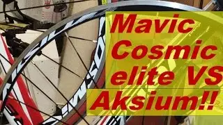 WHAT is the BEST value road bike RIMS?! Mavic Cosmic Elite vs Aksium honest review!! aero wheelset