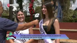 PTO. ESPERANZA: DANIELA TOLEDO Y LUZ LIEBRENZ INVITAN A VISITAR LA COMUNA