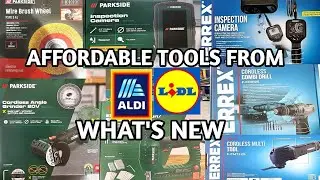 WHAT'S NEW IN LIDL AND ALDI/AFFORDABLE TOOLS FROM ALDI AND LIDL/COME SHOP WITH ME