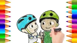 Playdate With Cody - Cocomelon | Drawing to Draw and Color | Drawings for Children