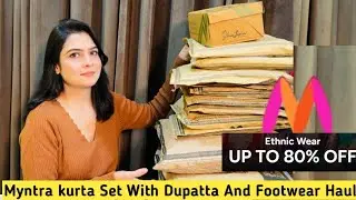 Myntra haul / Myntra kurta Set Haul /Myntra Sale Haul Upto 80%OFF #myntra #myntrahaul #haul