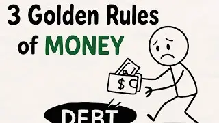 3 Golden Rules Of Money | Simple Stick Figure Animation For Financial Freedom #stick  #money #viral