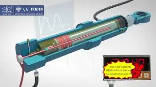 3D Animation: Working Principle of Hydraulic Cylinders | Operation Explained | ZG Valve