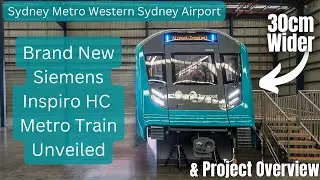 Sydney Metro Vlog 57: Brand New Siemens Inspiro Train for Western Sydney Airport Line