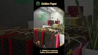 Happy New Year 2026! 🎉 #goldenpaper #papersource #factory #papermill  #happynewyear
