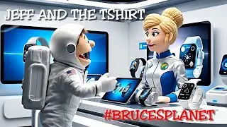 What does Jeff do? Jeff goes to the shops. #JeffandtheTshirt  #brucesplanet  #Image #Worship