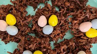 No Bake Chocolate Coconut Nests | Easter Egg Nests | Easter Treats 2023 | Paola Santana