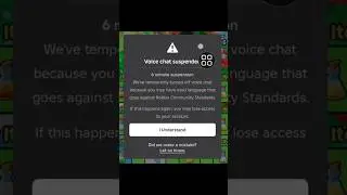 How To Fix Roblox Voice Chat Suspended Problem (New Update #roblox2025 #youtubeshorts #trending