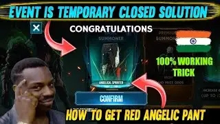 EVENT IS TEMPORARY CLOSED SOLUTION 😱FREE FIRE RED ANGELIC PANT GLICTH EVENT l HOW TO GET RED ANGELIC