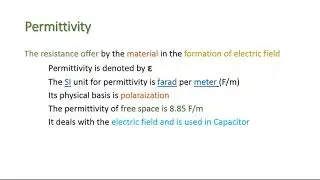 Difference between permittivity and permeability