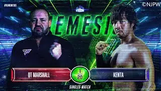 QT Marshall vs KENTA / Singles Match / NJPW Nemesis 2022 / WWE 2K22