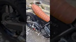 Competition werkes slip on exhaust, Ducati scrambler FT, uk, start up.
